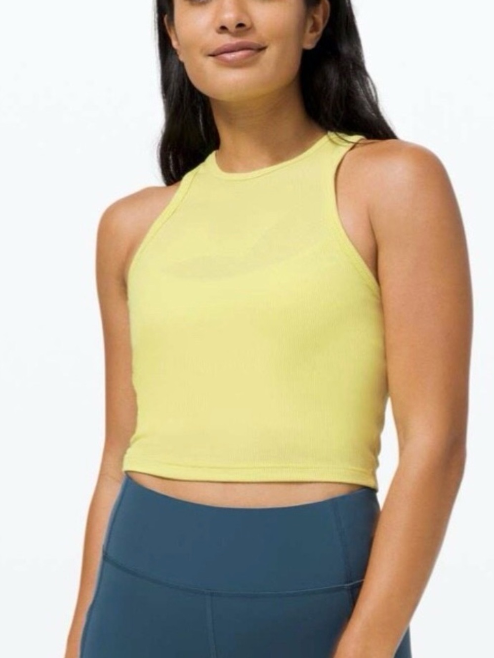 Lululemon LA Front Racer crop tank size 2